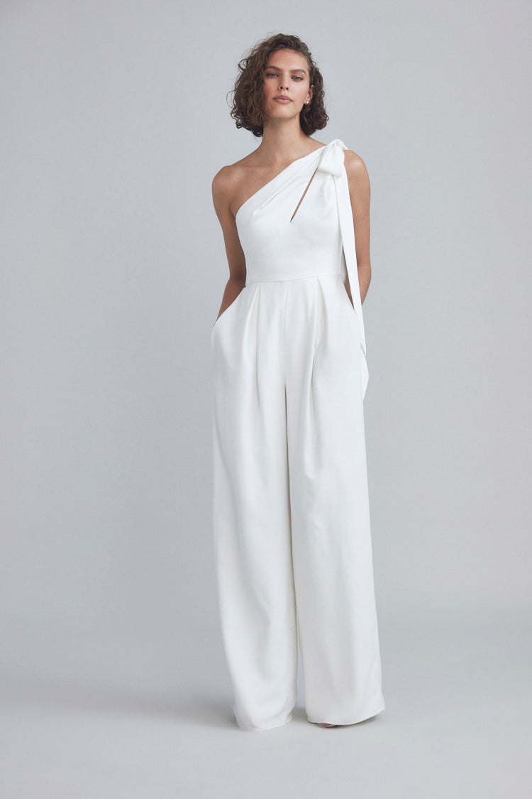 LW194 - One-shoulder Jumpsuit – Amsale